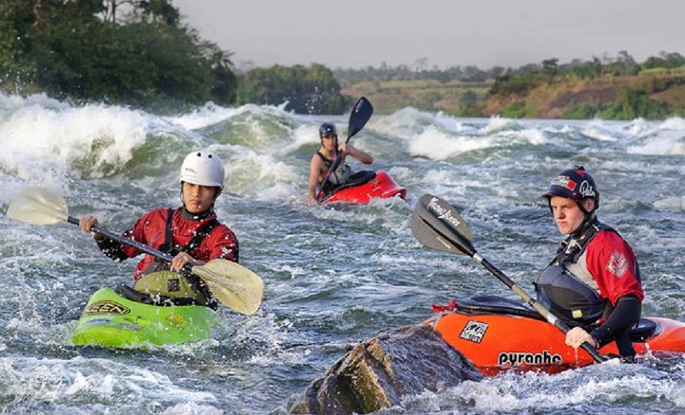 Kayaking on the Nile