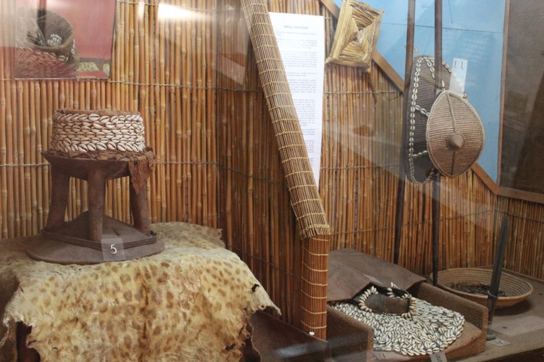 Uganda museum Buganda royal regalia on display