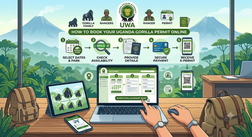 Gorilla booking process