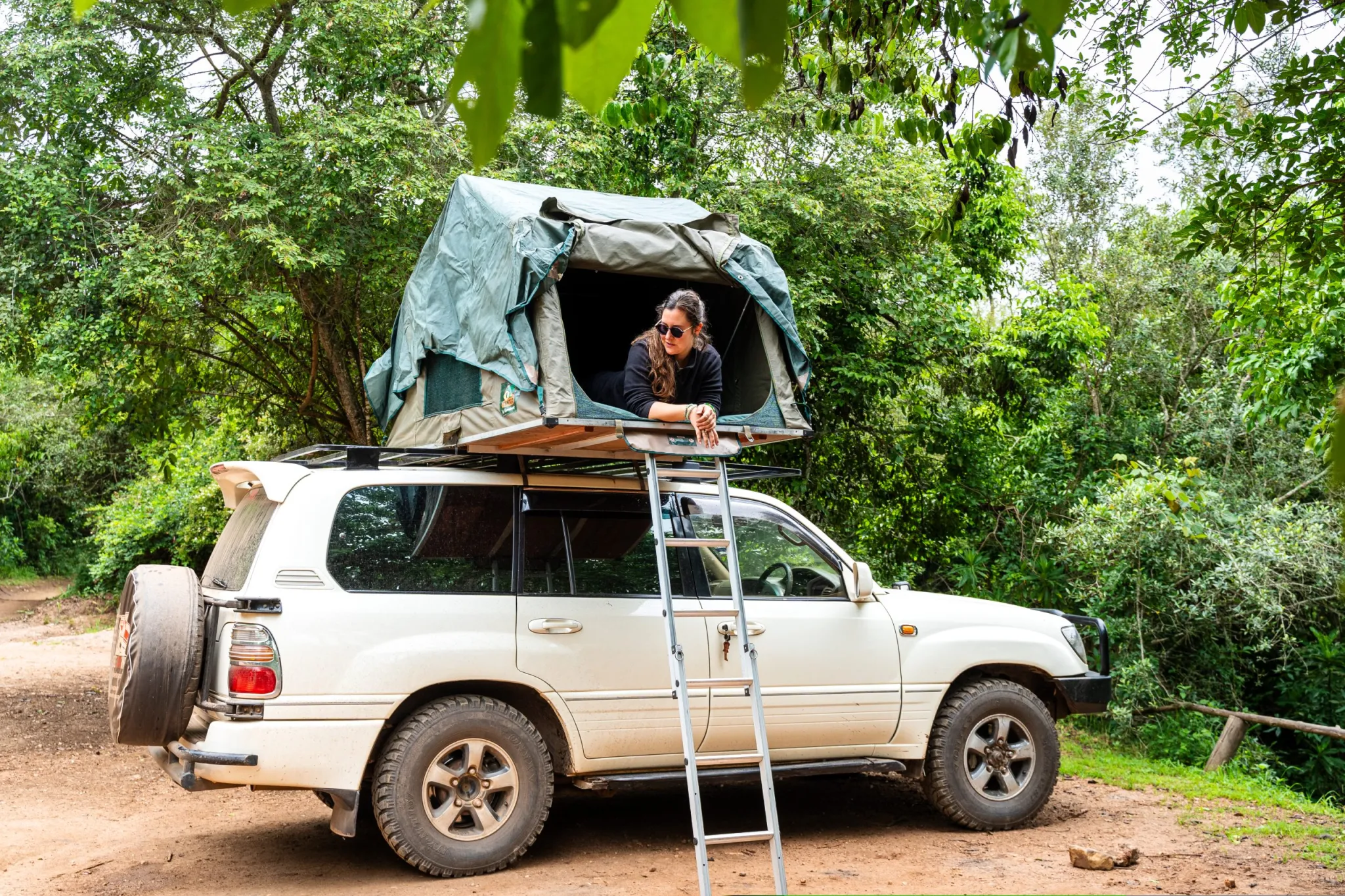 self-drive-adventures-uganda - Uganda Safari Bookings Uganda car rental in 4x4 rooftop tent land cruiser